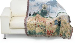 Claude Monet Teppiche<Wohnplaid »Les coquelicots à Argenteuil« nach Monet