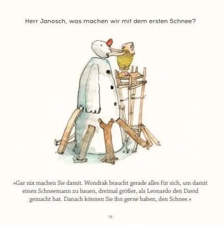 Janosch Geschenkbücher<Wondrak Geschenkbuch: »Herr , freuen Sie sich schon auf Weihnachten?«