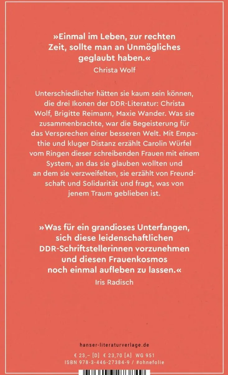 ZEIT Buchhandlung Sachbücher<Würfel, C: Drei Frauen träumten vom Sozialismus