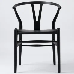 Carl Hansen Sondereditionen|Stühle & Sessel<ZEIT Sonderedition »CH24«, Wishbone Chair aus Buche und Leder