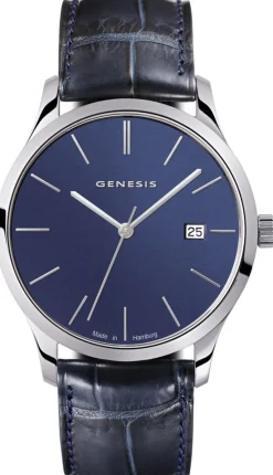 GENESIS Armbanduhren<ZEIT Sonderedition »Aura« in Blau