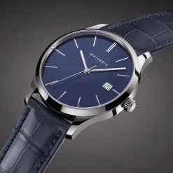 GENESIS Armbanduhren<ZEIT Sonderedition »Aura« in Blau