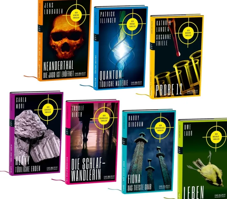 DIE ZEIT Krimis & True Crime<ZEIT-Edition »Wissenschafts-Thriller«