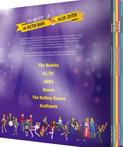 Kinder DIE ZEIT Kinderbücher Ab 3 Jahre|Kinderbücher Ab 6 Jahre<ZEIT-Edition »Die besten Bands aller Zeiten«