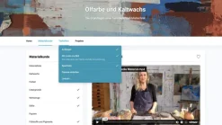 Insa Hoffmann Alle Werke<ZEIT-Sonderedition Kunstkurs: - Kaltwachs und Ölfarbe