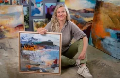 Insa Hoffmann Alle Werke<ZEIT-Sonderedition Kunstkurs: - Kaltwachs und Ölfarbe