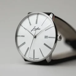Junghans Armbanduhren<ZEIT-Sonderedition »Meister fein Automatic Edition Erhard«, Weissgold