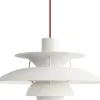 Louis Poulsen Sondereditionen|Pendelleuchten<ZEIT-Sonderedition Pendelleuchte »PH5 Monochrome« in Weiß und Rot