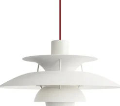 Louis Poulsen Sondereditionen|Pendelleuchten<ZEIT-Sonderedition Pendelleuchte »PH5 Monochrome« in Weiß und Rot