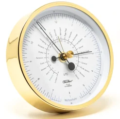 Fischer Manufaktur Wand- & Tischuhren|Messgeräte<ZEIT-Sonderedition »POLAR Weltzeituhr« von