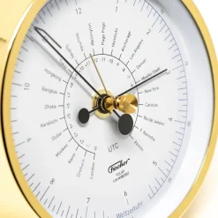 Fischer Manufaktur Wand- & Tischuhren|Messgeräte<ZEIT-Sonderedition »POLAR Weltzeituhr« von