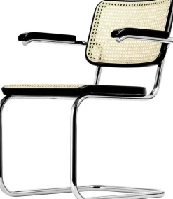 Thonet Sondereditionen|Stühle & Sessel<ZEIT-Sonderedition Stahlrohr-Freischwinger »S 64« von
