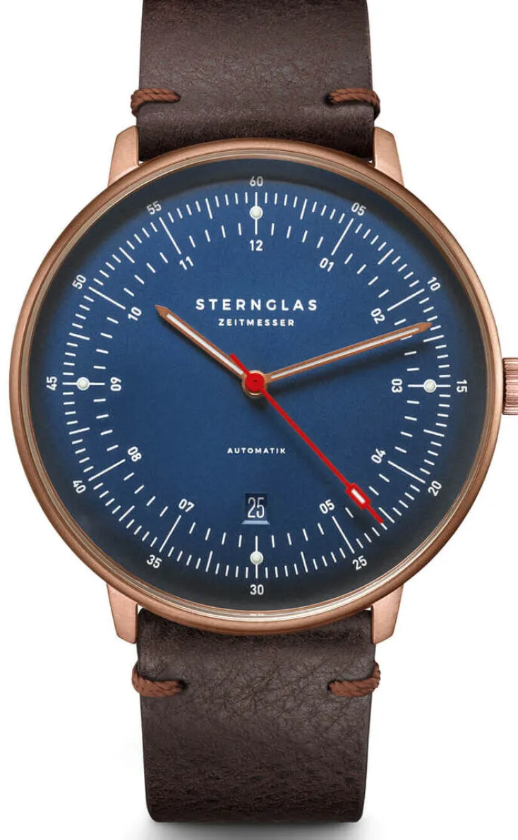 Sternglas Armbanduhren<ZEIT-Sonderedition Uhr »Hamburg«, Bronze