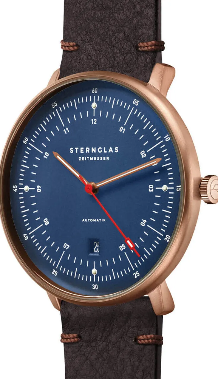 Sternglas Armbanduhren<ZEIT-Sonderedition Uhr »Hamburg«, Bronze